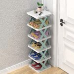 Bote de rangement  chaussures empilable  6 niveaux, tagre d'entre, armoire  chaussures en plastique, ...