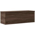 Bo�te de rangement?coffre de rangement ch�ne marron 102x35x35 cm bois d'ing�nierie cfw521631