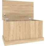 Bo�te de rangement?coffre de rangement ch�ne sonoma 70x40x38 cm bois d'ing�nierie cfw307297