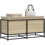 Bo�te de rangement avec couvercle ch�ne sonoma bois ing�nierie - vidaxl