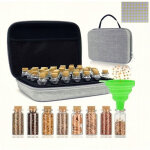 Boite de rangement � graines 40 fentes ? verre et bois ? protection contre humidit� et lumi�re ? avec ...