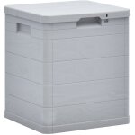 Design in - bo�te de rangement de jardin, coffre de rangement 90 l gris clair cfw91081