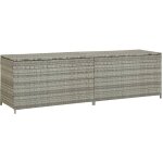 Design in - boîte de rangement de jardin, coffre de rangement résine tressée 200x50x60 cm gris cfw70930 ... Design in - boîte de rangement de jardin, coffre de rangement résine tressée 200x50x60 cm gris cfw70930 ...