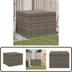 Boîte de rangement de jardin gris 291l résine tressée - boîte de rangement jardin - coffre de jardin ... Boîte de rangement de jardin gris 291l résine tressée - boîte de rangement jardin - coffre de jardin ...
