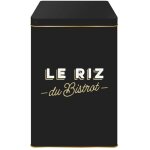 Boite de rangement en mtal au bistrot riz