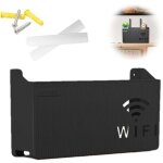 Bo�te de rangement murale pour routeur wifi des c�bles, support mural, �tag�re flottante, wifi support ...
