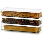 Bo�te de rangement pour p�tes en plastique, bocal herm�tique, bo�te de rangement avec couvercle, bo�te ...