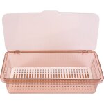 Boîte de rangement en plastique pour baguettes, égouttoir à vaisselle anti - poussière, organisateur ... Boîte de rangement en plastique pour baguettes, égouttoir à vaisselle anti - poussière, organisateur ...