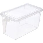 Bo�te de rangement pour r�frig�rateur ? bo�te transparente avec couvercle, empilable, bo�te de conservation ...