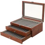 Bo�te de rangement pour stylos plume � 34 emplacements, en palissandre vintage le choix id�al pour les ...