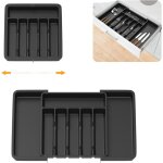 Bo�te de rangement pour tiroir de vaisselle, bo�te de rangement extensible pour tiroir de cuisine, plateau ...