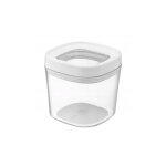 Kadax - bo�te de rangement transparente en plastique avec couvercle pour farine, c�r�ales, sucre et p�tes ...