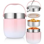 Bo�te repas isotherme 1200ml, thermos alimentaire chaud, r�cipient alimentaire isotherme anti - fuites ...