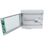 Bo�tier de combinaison pv � 4 cordes avec parafoudre, fusible 15 a, disjoncteur 63 a, bo�tier de combinaison ...