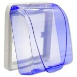 Bo�tier �tanche en plastique pour interrupteur mural, sonnette de porte, couvercle rabattable pour la ...