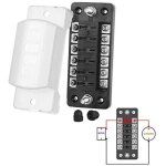 Boitier fusible 12v auto 6 voies boite fusible pour ato / atc 1 - 20a fusible dc32 v m5 connecteur � ...