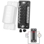 Boitier fusible 12v auto 6 voies boite fusible pour ato / atc 1 - 20a fusible dc32 v m5 connecteur � ...