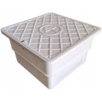 Bo�tier paraluminium 170x170x100 bo�tier mural pour connecteur de commande blanc