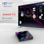 Botier smart tv h96 max, android 9. 0, 2g / 16g, wifi, 4k, lecteur multimdia dcodeur connect