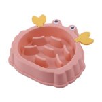 Bol pour animaux de compagnie bol de nourriture lente mangeoire anti - touffement bol de nourriture lente ...