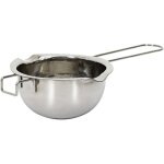 Bol bain - marie ergonomique ? acier inoxydable 304, grande capacit�, finition argent, pour chocolat ...