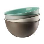 Bol de cuisine en plastique gris 3l molly