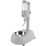 Bol distributeur d'eau debout pour animaux de compagnie, 500ml, multifonctionnel, dtachable, hauteur ...