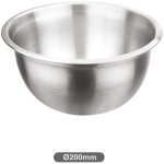 Bol doseur en acier inoxydable �20cm