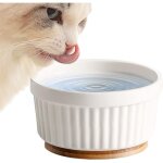 Bol d'eau chauff pour chats bol  nourriture thermostatique en cramique pour chiot chauffant pour nourriture ...