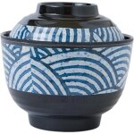 Bol miso japonais m�lamine ? r�sistant chocs / chaleur, couvercle, vaisselle maison