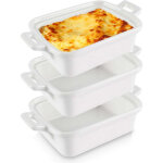 Bols a patisserie en porcelaine blanche 160 ml 3 pieces