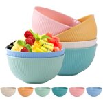 Sinbinta - bol petit d�jeuner, bols de c�r�ales, bol a soupe, lot de 6 grands bols, � p�tes r�utilisables ...