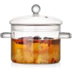 Bol en verre de 1600 ml avec couvercle, saladier, bol de service, bol � fruits, bol � dessert, verre ...