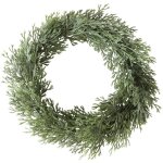 Couronne de porte faite � la main tanne, �30 cm