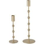 Boltze gruppe - ensemble de bougeoirs de couleur dor�e, kimberly