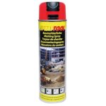 Bombe de peinture - rouge fluo - marquage - rep�rage - traceur de chantier - 500ml
