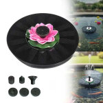 Bomclap fontaine solaire flottante pour bassin d'oiseaux - pompe � eau solaire avec jets pour jardin, ...