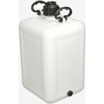 Bonbonne 20 l + bouchon vidange - blanc - gilac