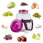 Bonbonne multifonctionnelle en verre de 12 l pour vin, liqueurs, concombres, chou