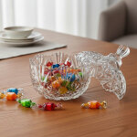 Bonbonni�re ronde verre 10x13cm