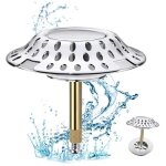 [jamais utilis�] bonde de baignoire 2 en 1 avec filtre � cheveux, bonde de baignoire, noyau � ressort, ...