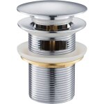 Bonde pour baignoire autoportante, avec trop - plein en acier inoxydable, finition chrom�e, kit de bouchon ...