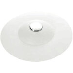 . bonde de baignoire et douche, avec fonction attrape - cheveux, coloris blanc