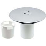 Bonde douche, bonde de douche 90 mm / 115mm, remplacement de couvercle de siphon douche, capot bonde ...