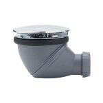 Wirquin pro - bonde de douche nf 90 orientable : horizontale / verticale james - dme abs chrom
