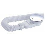 Bonde de douche 90mm, extra plat, trou d'vacuation receveur de douche, siphon avec systme anti - odeur, ...