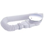 Bonde de douche extra plate 90 mm, kit de bonde pour receveur de douche, siphon de douche