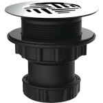 Valentin - bonde de douche  grille good print - diamtre 60 mm - 18 l / min