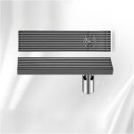 Bonde de douche rectangulaire trywise avec grille amovible, bonde de douche lin�aire avec filtre � cheveux, ...