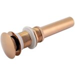 Bonde escamotable g1 1 / 4 sans trou de trop - plein, bouchon pour canalisation d'�vier de lavabo en ...